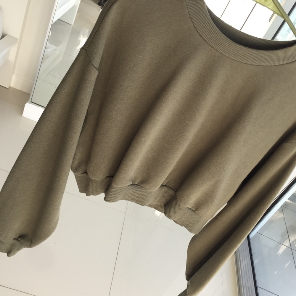 Comfy crop sweater